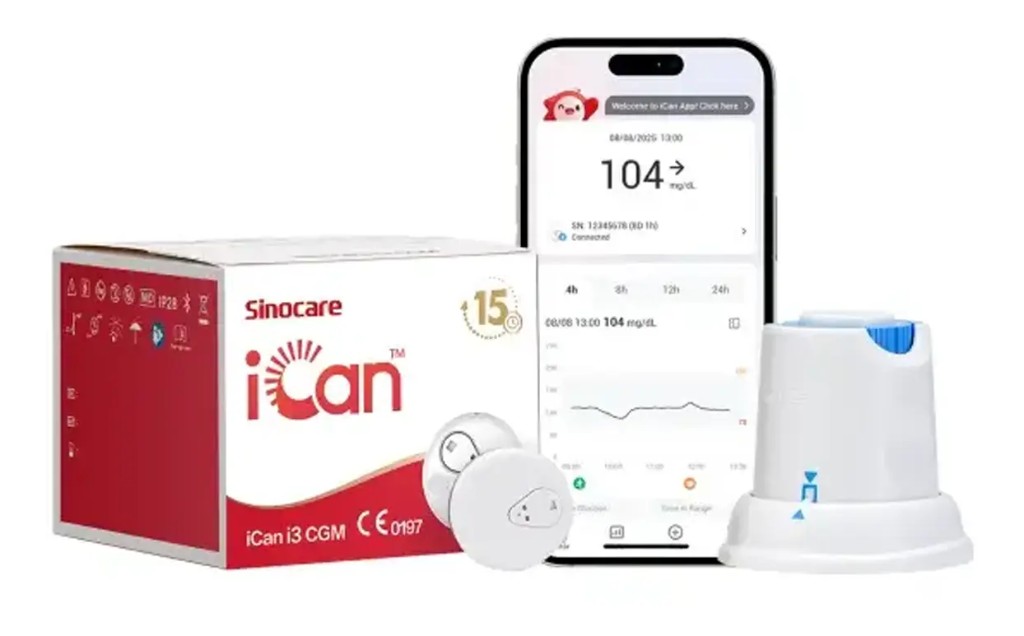 Сенсор сахара iCan i3 CGM — Sinocare Uzbekistan